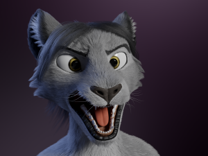 Apolo Anthro white lion 3D 模型