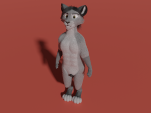 Apolo Anthro white lion 3D 模型