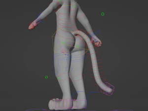 Apolo Anthro white lion 3D Model