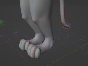 Apolo Anthro white lion 3D Model