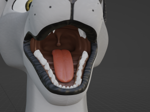 Apolo Anthro white lion 3D 模型