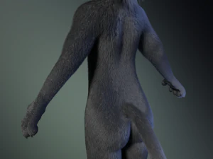 Niko Anthro Panther 3D Model