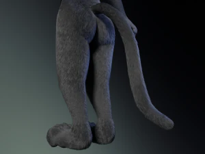 Niko Anthro Panther 3D Model