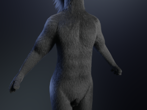 Niko Anthro Panther 3D Model
