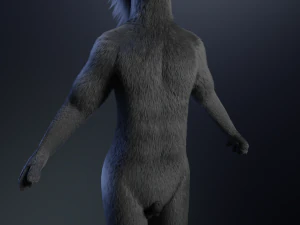 Niko Anthro Panther 3D Model