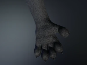 Niko Anthro Panther 3D Model