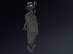Niko Anthro Panther 3D Model