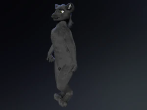 Niko Anthro Panther 3D Model