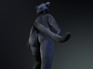 Niko Anthro Panther 3D Model
