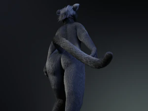 Niko Anthro Panther 3D Model