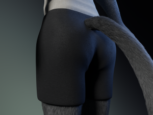 Niko Anthro Panther 3D Model
