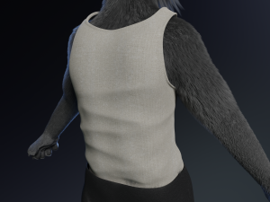 Niko Anthro Panther 3D Model