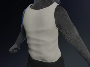 Niko Anthro Panther 3D Model