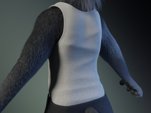 Niko Anthro Panther 3D Model