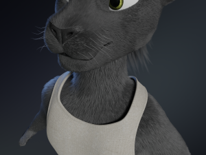 Niko Anthro Panther 3D Model