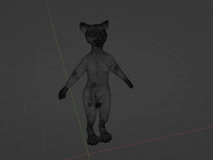 Niko Anthro Panther 3D Model