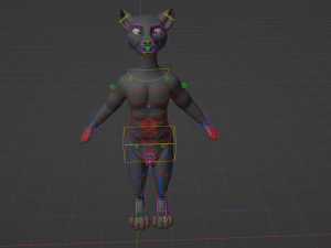 Niko Anthro Panther 3D Model