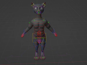 Niko Anthro Panther 3D Model