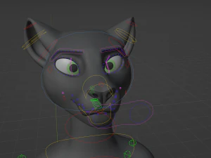Niko Anthro Panther 3D Model
