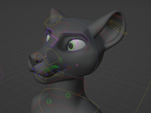 Niko Anthro Panther 3D Model