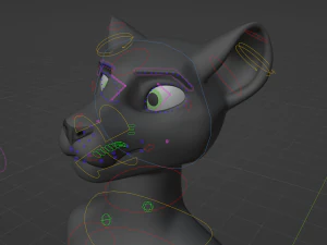Niko Anthro Panther 3D Model