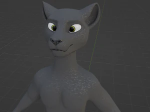 Niko Anthro Panther 3D Model