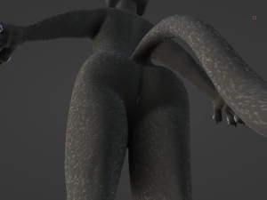 Niko Anthro Panther 3D Model