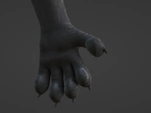 Niko Anthro Panther 3D Model