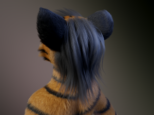 Deimos Anthro Tiger 3D Model