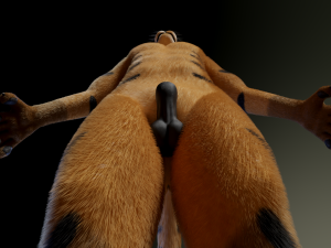 Deimos Anthro Tiger 3D Model