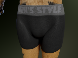 Deimos Anthro Tiger 3D Model
