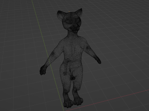 Deimos Anthro Tiger 3D Model