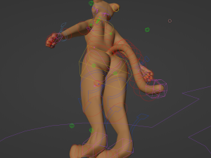 Deimos Anthro Tiger 3D Model