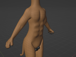 Deimos Anthro Tiger 3D Model