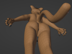 Deimos Anthro Tiger 3D Model