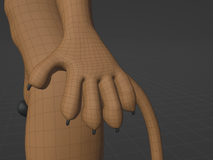 Deimos Anthro Tiger 3D Model