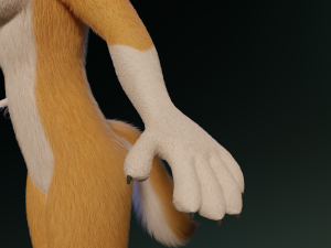 Yara Anthro Fox Modelo 3D