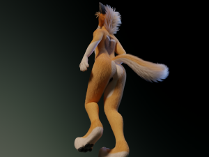 Yara Anthro Fox Modelo 3D