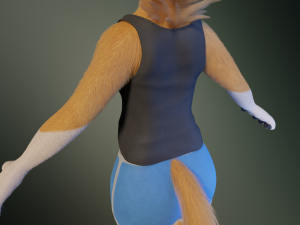 Yara Anthro Fox Modelo 3D