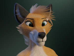 Yara Anthro Fox 3D Model
