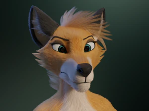 Yara Anthro Fox 3D Model