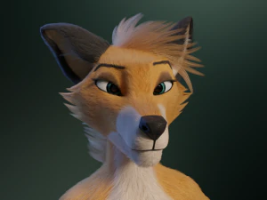 Yara Anthro Fox 3D Model