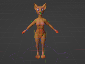 Yara Anthro Fox Modelo 3D