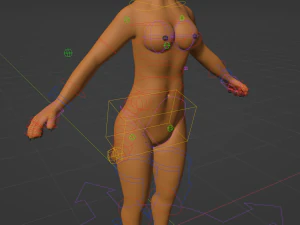 Yara Anthro Fox 3D Model