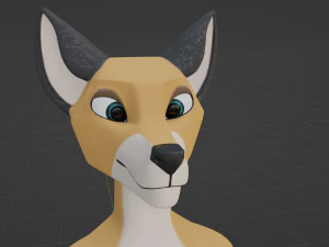 Yara Anthro Fox 3D Model