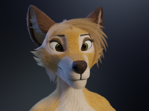 Nara Anthro Fox 3D 모델