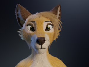 Nara Anthro Fox 3D 모델
