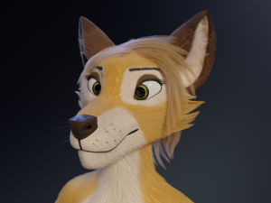 Nara Anthro Fox 3D 모델