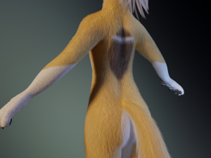 Nara Anthro Fox 3D 모델