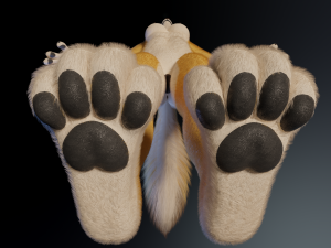 Nara Anthro Fox 3D 모델